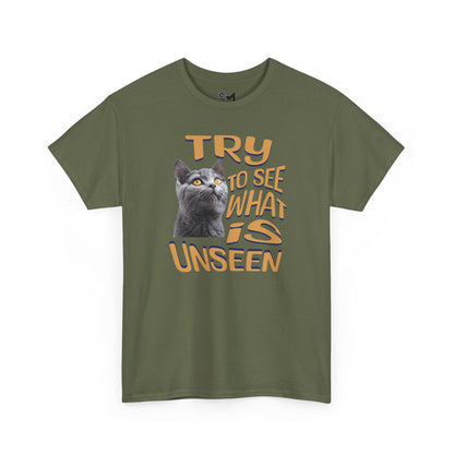 See what is unseen Unisex Heavy Cotton Tee - StyleMZ