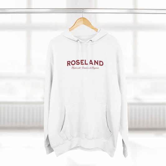 Corea - Sudadera con capucha de polar de tres paneles Roseland - StyleMZ 