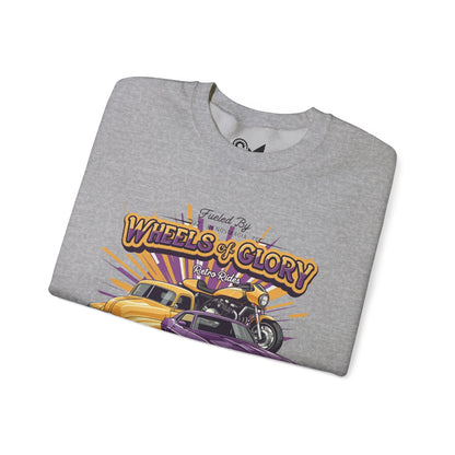 WHEELS OF GLORY Unisex Heavy Blend™ Crewneck Sweatshirt - StyleMZ