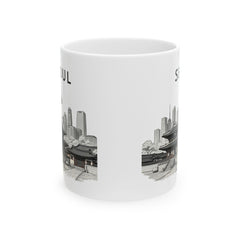 SEOUL Ceramic Mug, (11oz, 15oz)  - Korea  - StyleMZ