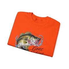 Corea - Sudadera unisex de cuello redondo Gone Fishing Heavy Blend™ - StyleMZ 