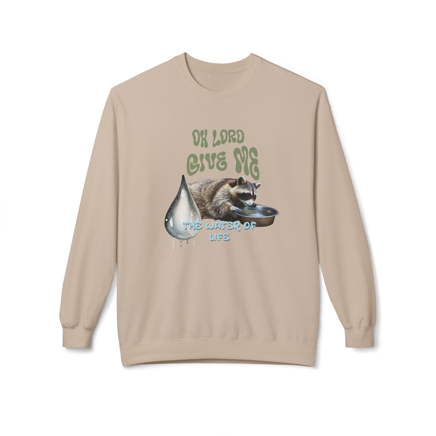 Korea -  The water of life Unisex Midweight Softstyle Fleece Crewneck Sweatshirt  - StyleMZ