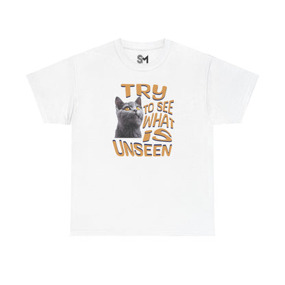 See what is unseen Unisex Heavy Cotton Tee - StyleMZ