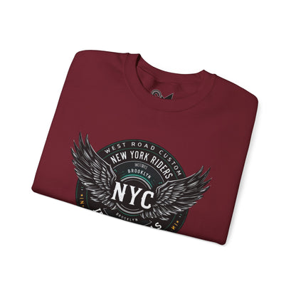 New York Riders Unisex Heavy Blend™ Crewneck Sweatshirt - StyleMZ - Stylemz