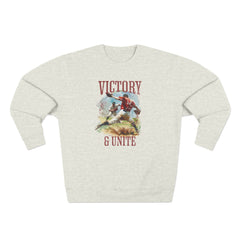 Sudadera unisex con cuello redondo Victory &amp; Unite - Corea - StyleMZ 