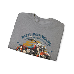 Run forward Unisex Heavy Blend™ Crewneck Sweatshirt  - StyleMZ