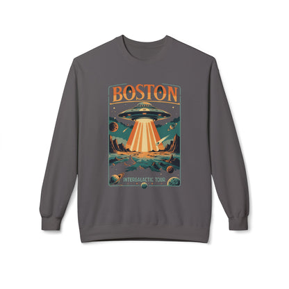 Boston Unisex Midweight Softstyle Fleece Crewneck Sweatshirt - StyleMZ