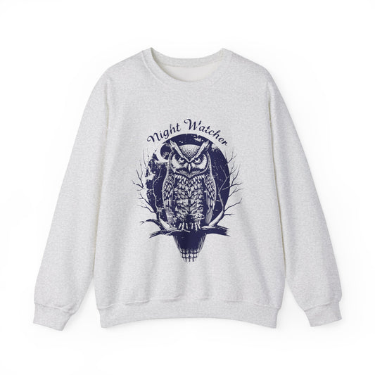 Night watcher Unisex Heavy Blend™ Crewneck Sweatshirt  - Korea  - StyleMZ