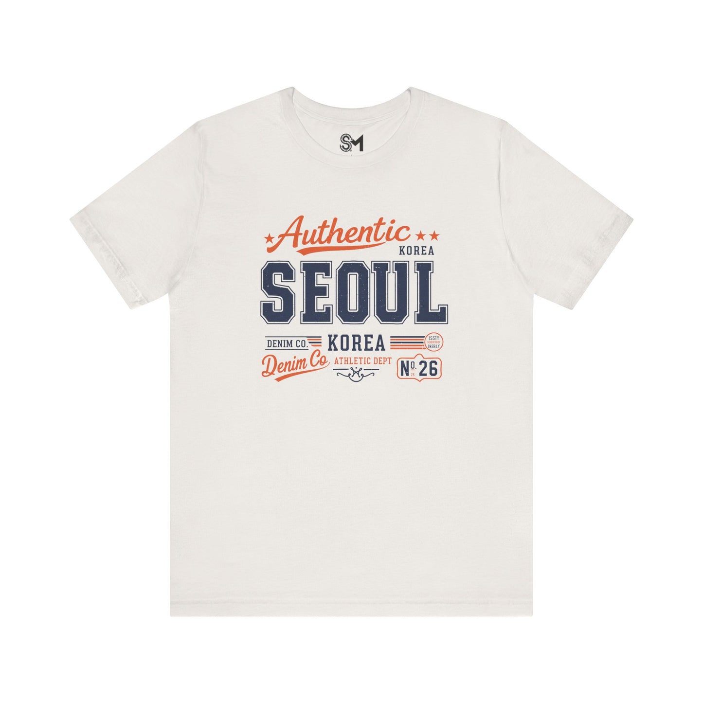 SEOUL KOREA Athletic Dept. Unisex Jersey Short Sleeve Tee