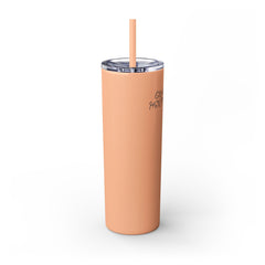 Korea -  GRACE HERITAGE Skinny Tumbler with Straw, 20oz  - StyleMZ