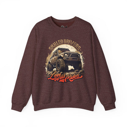 Skilled driver Unisex Heavy Blend™ Crewneck Sweatshirt - StyleMZ