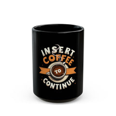 Korea -  Insert coffee Black Mug (11oz, 15oz)  - StyleMZ