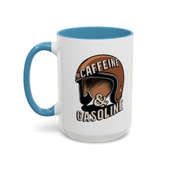 Korea -  Caffein $ Gasoline Accent Coffee Mug (11, 15oz)  - StyleMZ