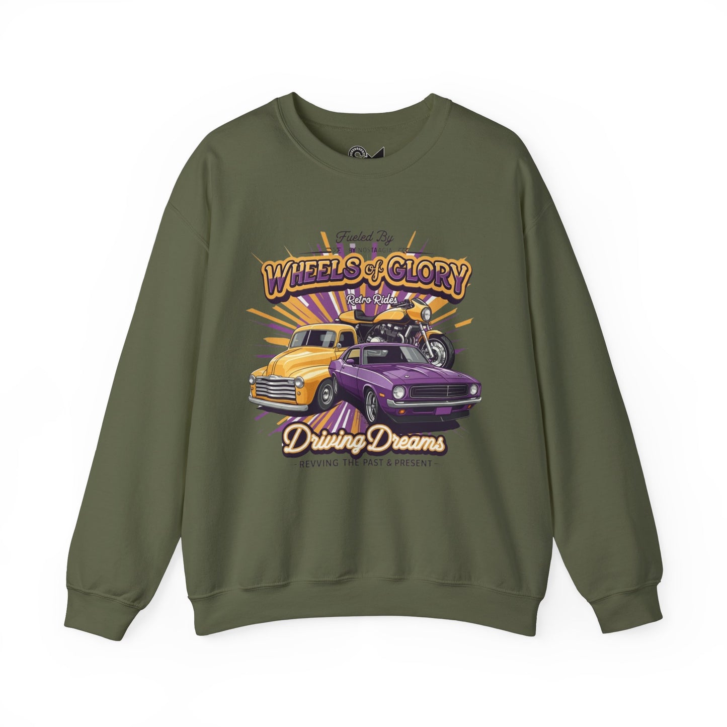 WHEELS OF GLORY Unisex Heavy Blend™ Crewneck Sweatshirt - StyleMZ