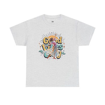 Good vibes only Unisex Heavy Cotton Tee - Stylemz