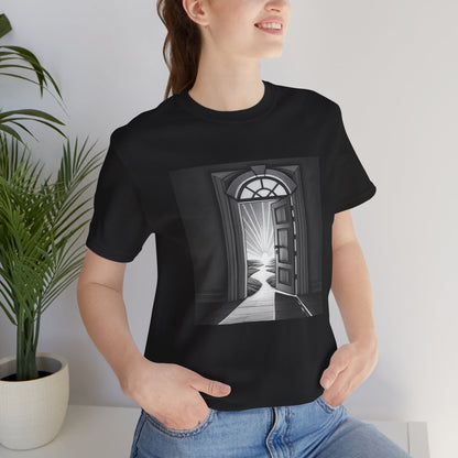 The door is open Unisex Jersey Short Sleeve Tee - StyleMZ