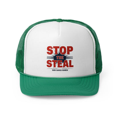 STOP THE STEAL, GOD SAVES KOREA Trucker Caps