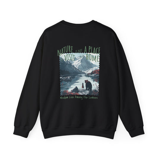 Nature is home Unisex Heavy Blend™ Crewneck Sweatshirt - StyleMZ - Stylemz