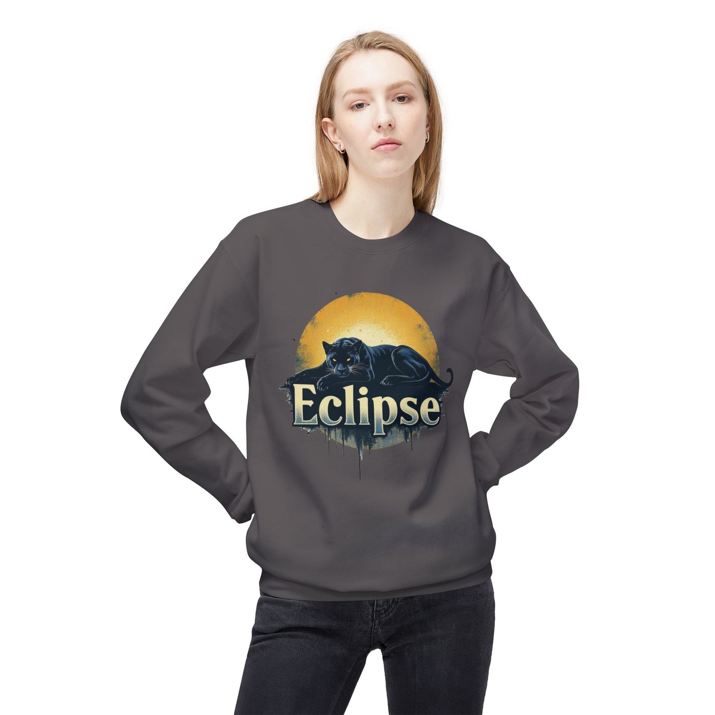 Eclipse Unisex Midweight Softstyle Fleece Crewneck Sweatshirt