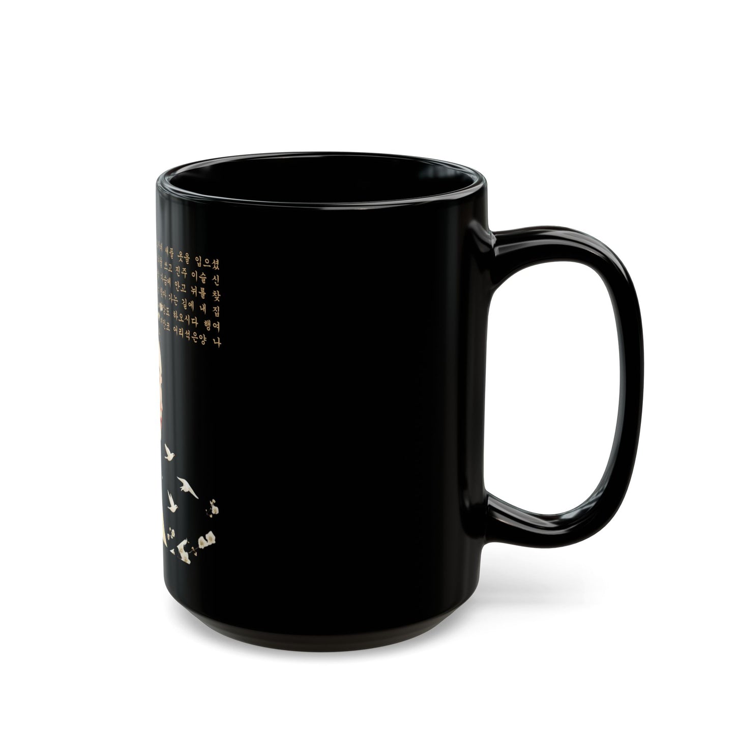 Spring Maiden Black Mug (11oz, 15oz) - StyleMZ