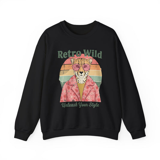 Retro wild Unisex Heavy Blend™ Crewneck Sweatshirt - Stylemz