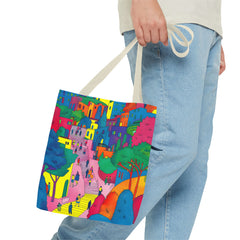 Korea -  The hillside village in Korea Tote Bag (AOP)  - StyleMZ