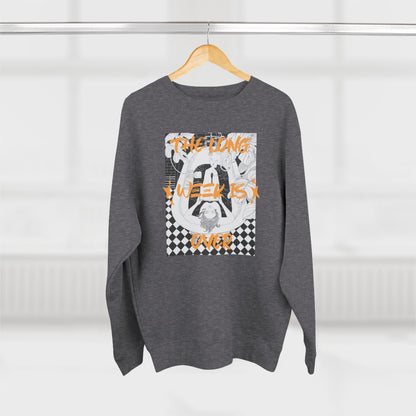 Korea -  The Long week is over Unisex Crewneck Sweatshirt  - StyleMZ