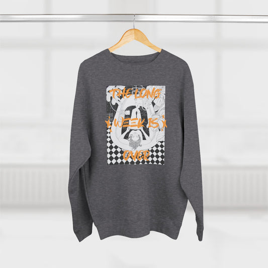 Korea -  The Long week is over Unisex Crewneck Sweatshirt  - StyleMZ