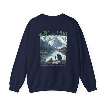 Nature is home Unisex Heavy Blend™ Crewneck Sweatshirt - StyleMZ