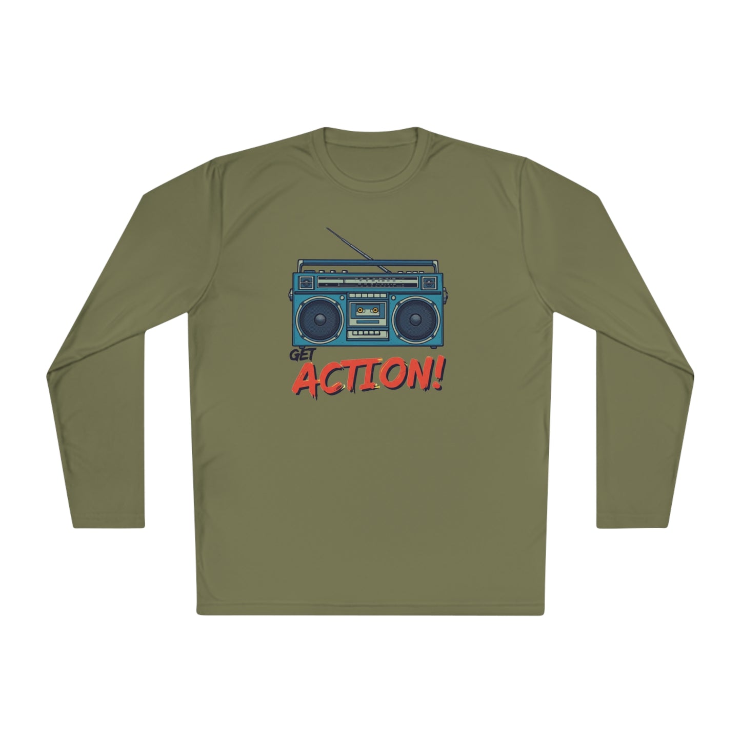 Korea -  Get action Unisex Lightweight Long Sleeve Tee  - StyleMZ