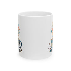 Korea -  There is always time for coffee Ceramic Mug, (11oz, 15oz)  - StyleMZ