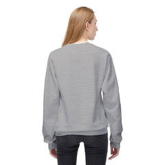 StyleMZ -  She Wears Her Strength Like Poetry Unisex Midweight Softstyle Fleece Crewneck Sweatshirt  - StyleMZ