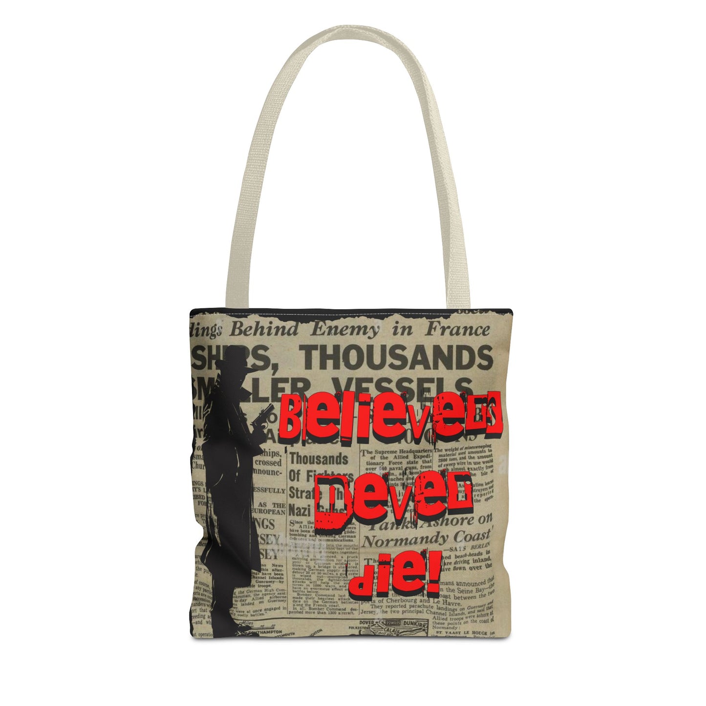 Believers never die Tote Bag (AOP) - StyleMZ