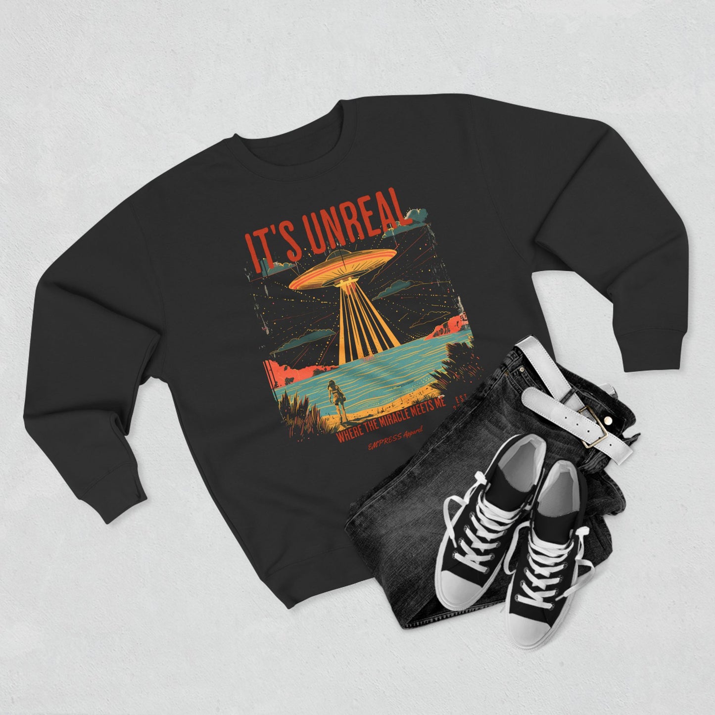 Korea -  It's Unreal Unisex Crewneck Sweatshirt  - StyleMZ