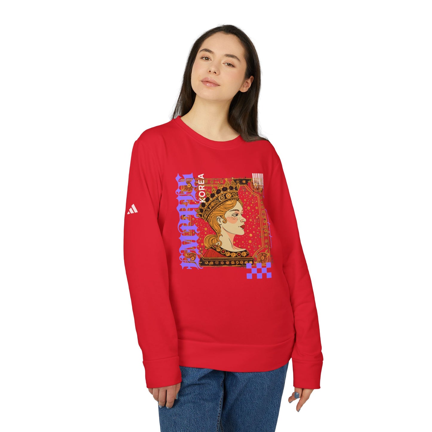 adidas® Empress Korea Unisex Fleece Crewneck Sweatshirt - StyleMZ