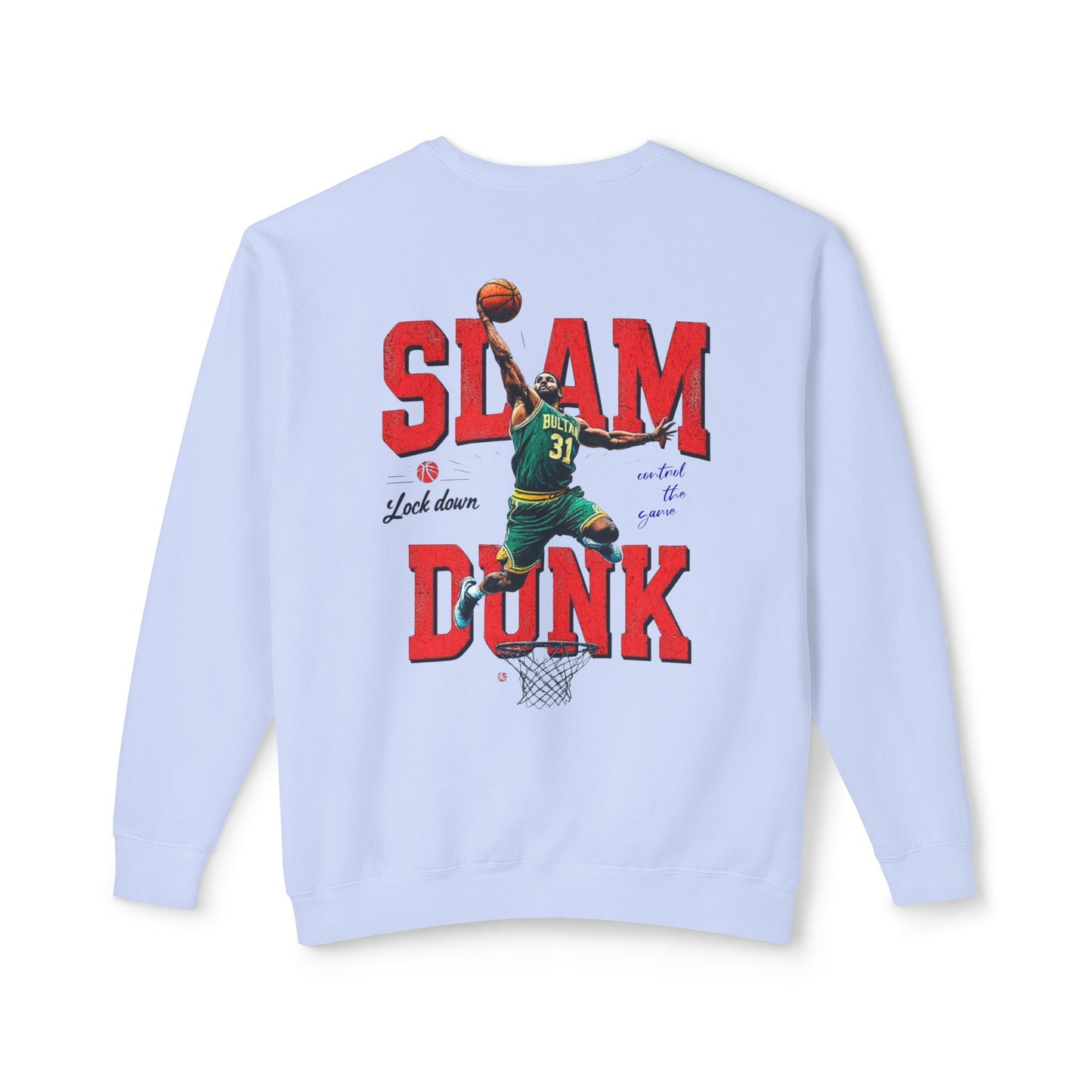 Slam Dunk Unisex Lightweight Crewneck Sweatshirt - StyleMZ