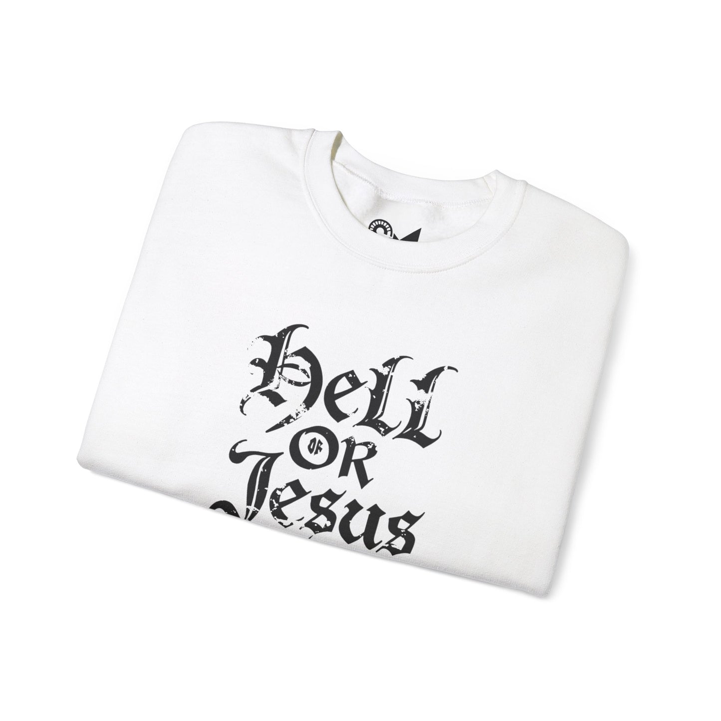 Hell or Jesus Unisex Heavy Blend™ Crewneck Sweatshirt - StyleMZ