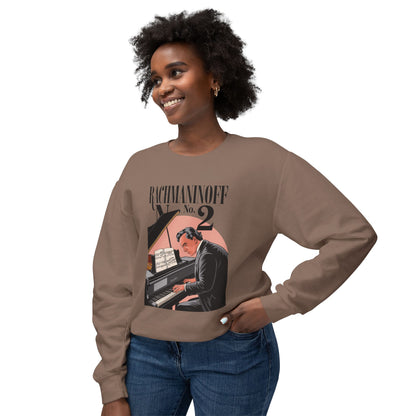 Korea -  Rachmaninoff No. 2 Unisex Lightweight Crewneck Sweatshirt  - StyleMZ