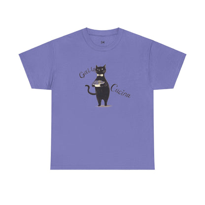 Gatto e Cucina Unisex Heavy Cotton Tee