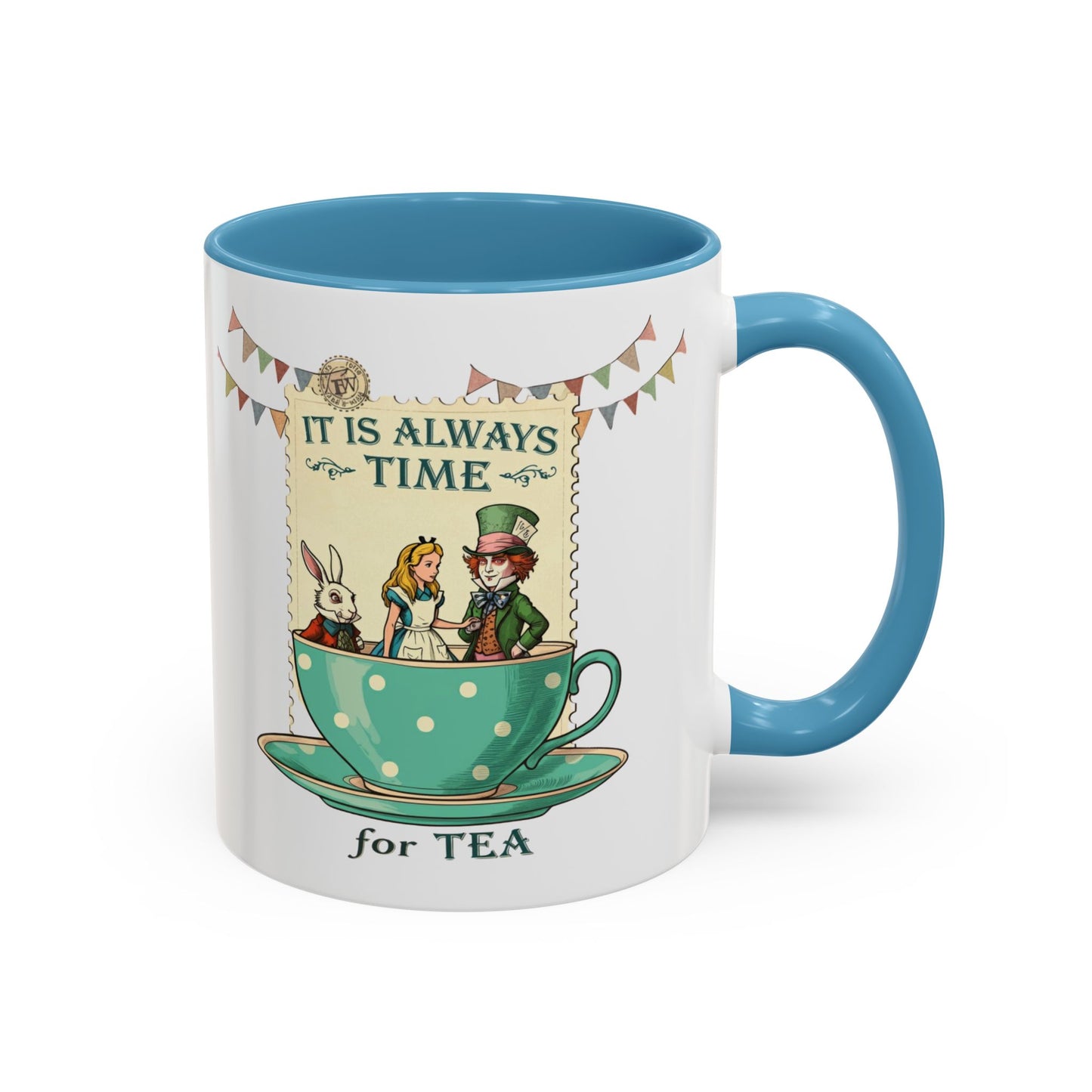 It is always time for tea Accent Coffee Mug (11, 15oz) - StyleMZ