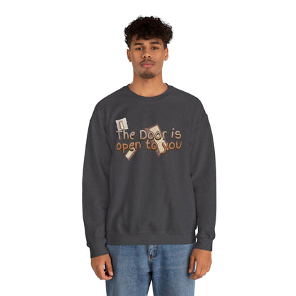 The door is open to you Unisex Heavy Blend™ Crewneck Sweatshirt - StyleMZ