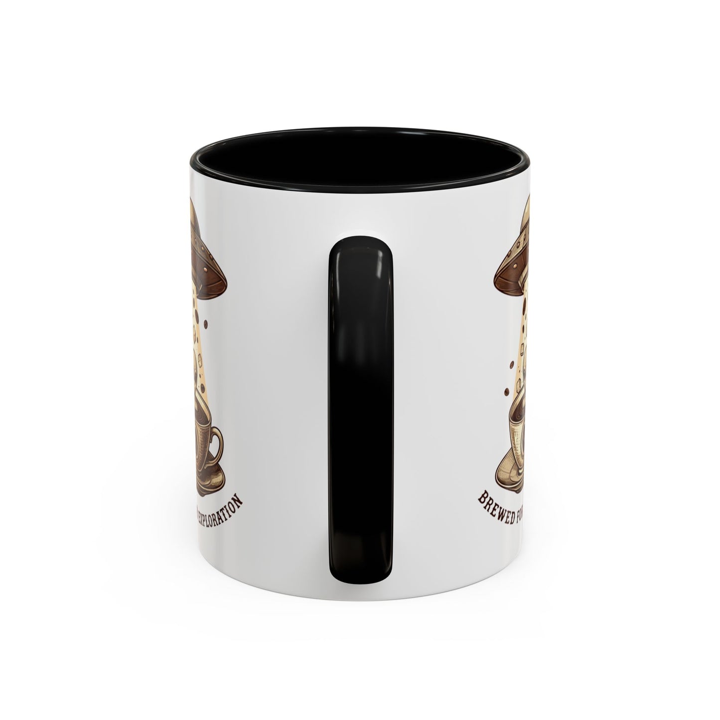 Brewed for exploration Accent Coffee Mug (11, 15oz) - StyleMZ - Stylemz