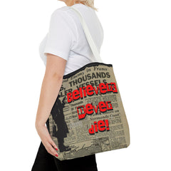 Korea -  Believers never die Tote Bag (AOP)  - StyleMZ