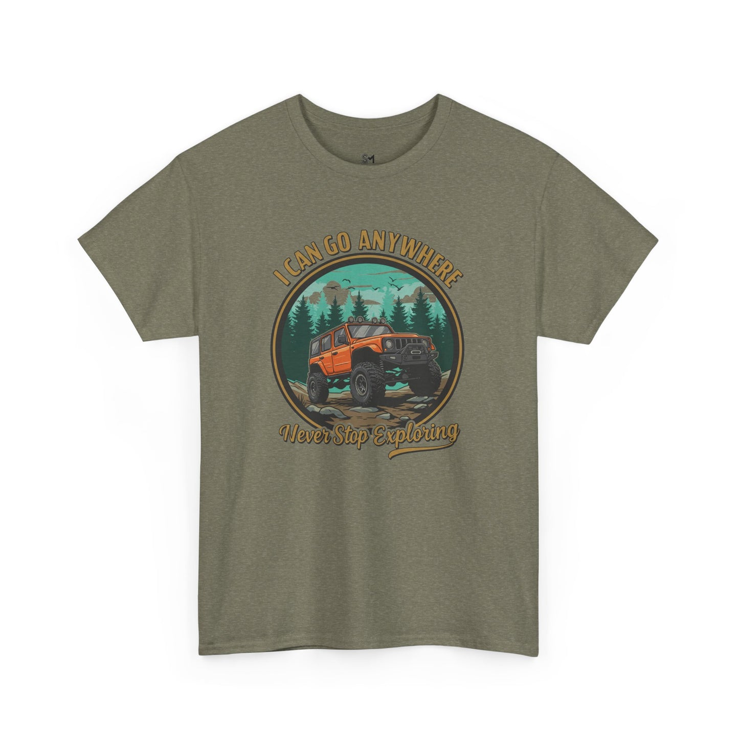 I can go anywhere Unisex Heavy Cotton Tee - Stylemz