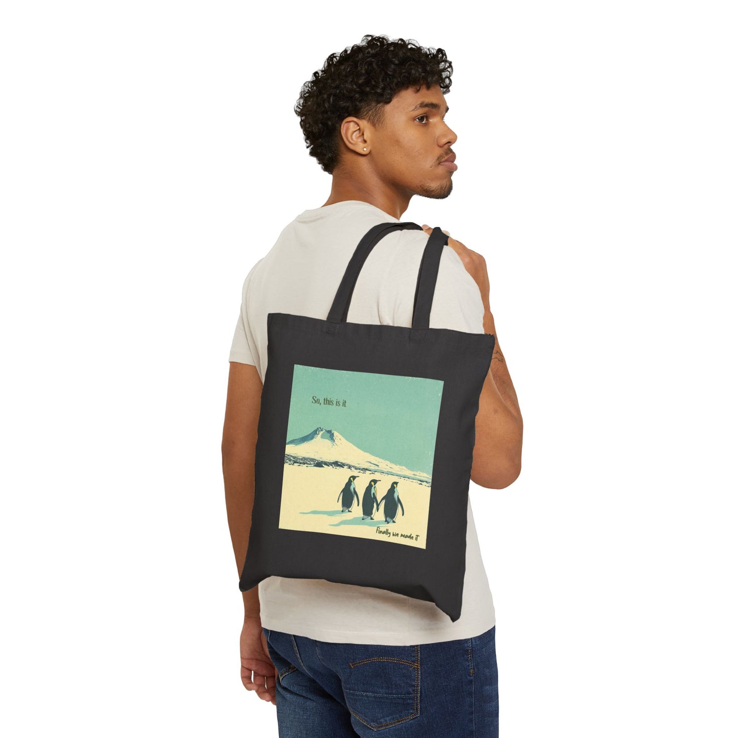 Finally we made it Cotton Canvas Tote Bag - StyleMZ