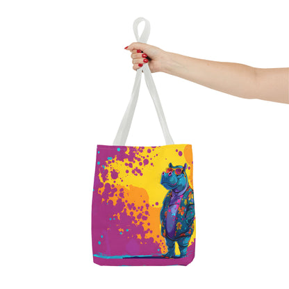 Stylish Hippo Tote Bag (AOP) - StyleMZ