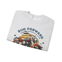 Run forward Unisex Heavy Blend™ Crewneck Sweatshirt  - StyleMZ