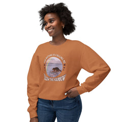 Korea -  Nature is calling me Unisex Lightweight Crewneck Sweatshirt  - StyleMZ