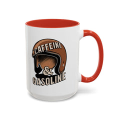 Korea -  Caffein $ Gasoline Accent Coffee Mug (11, 15oz)  - StyleMZ