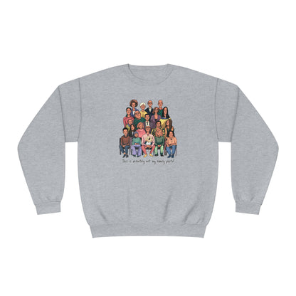 Definitely not my family photo Unisex NuBlend® Crewneck Sweatshirt  - Korea  - StyleMZ